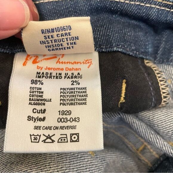 Citizens of Humanity Faye #003 Stretch Low Waist Full Leg Jeans Size 28 - Picture 7 of 10